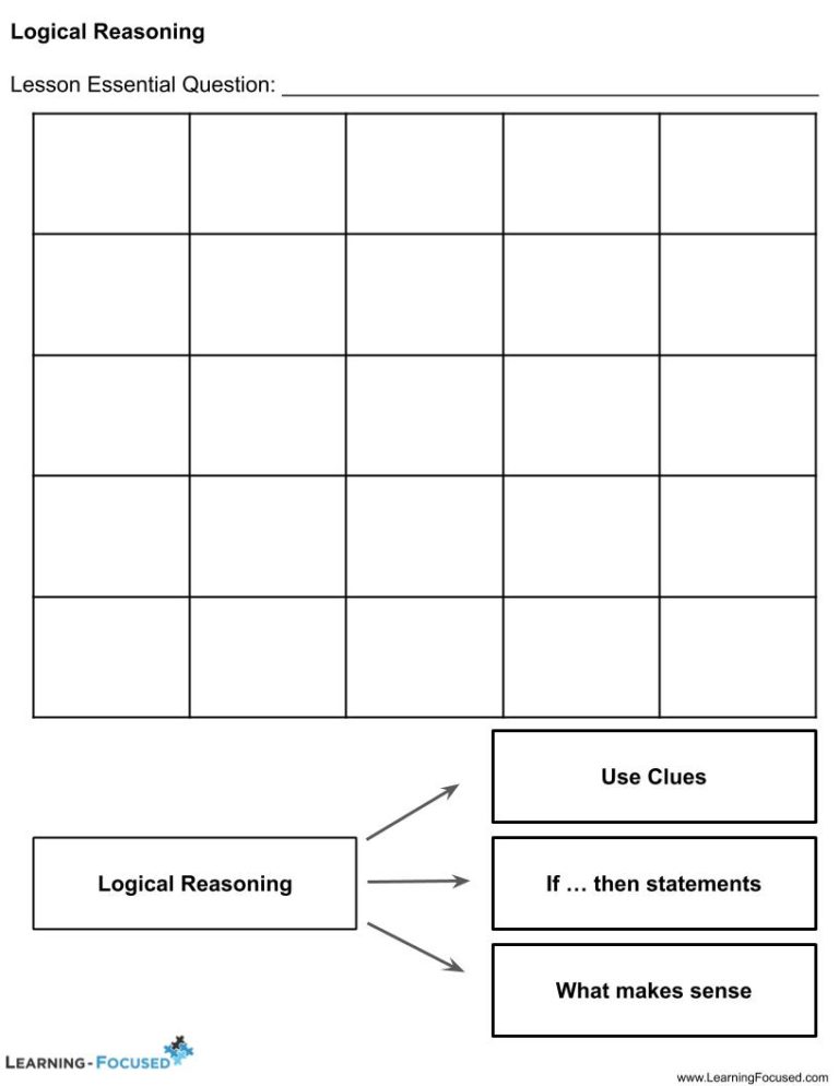 Logical Reasoning – Learning-Focused